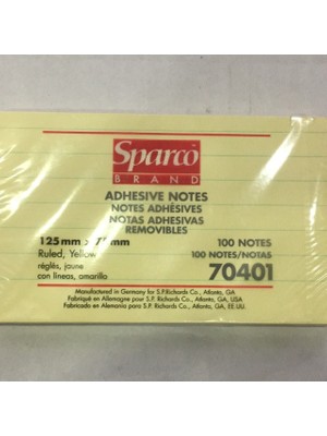 Sparco Yapışkanlı Not Kağıdı 75 Mm* 125MM