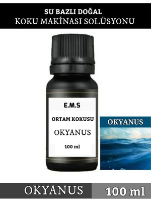 E.M.S  OKYANUS Küre Koku Makinası Koku Makinalara Uyumlu Solüsyon Sihirli Küre Alan Kokusu Difüzör Hava Nemlendrici 100 ml.