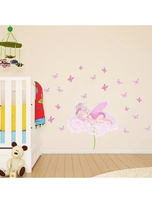 Kt Grup Uyuyan Peri Çocuk Odası 100 Parça Sticker Seti