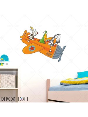 Kt Grup Uçan Hayvanlar Çocuk Odası Duvar Sticker