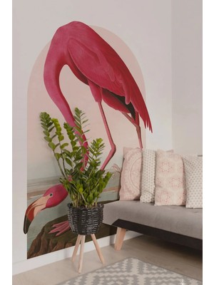 Kt Grup Flamingolar Boho Kemer Arch Modern Duvar Sticker