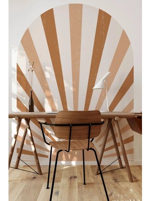 Kt Grup Boho Güneş Kemer Arch Minimal Duvar Sticker