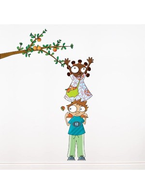 Kt Grup Yaramaz Arkadaşlar Çocuk Odası 100 Parça Duvar Sticker Seti