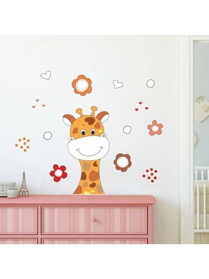 Kt Grup Zürafa Çocuk Odası 100 Parça Sticker Seti