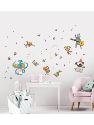 Kt Grup Orkestra Çocuk Odası 100 Parça Sticker Seti
