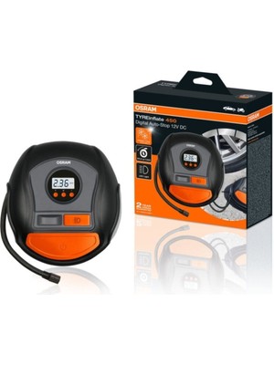 Osram Lastik Şişirme Kompresörü Tyreinflate 450 OTI450 10 lt Hava Hacmi 10 bar Basınç 0,03 hp Motor Gücü