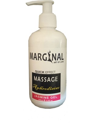 Marginal Jasmin Aphrodisia Massage Gel 250 ml Lubricant Gel  Svl - Marginal Aromatik Yaseminli Büyük Boy Bay Bayan Ero.tik Afr_odizyak Masaj Yağı