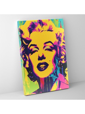 Painted Anarchy Andy Warhol Marilyn Monroe Kanvas Tablo - Andy Warhol, Ev Dekorasyonu, Kanvas Tablo, Duvar Dekorasyonu, 30X50