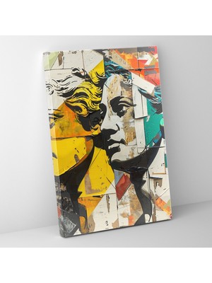 Painted Anarchy Klasisizm x Pop Art Duvar Dekorasyonu - Klasisizm ve Popart, Ev Dekorasyonu, Duvar Dekorasyonu, Klasisizm x Pop Art, 30X50