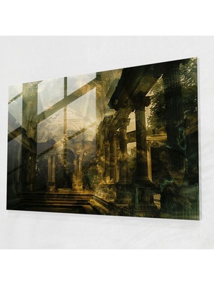 Painted Anarchy Klasisizm Cam Sanatı - Klasisizm, Cam Duvar Sanatı, Cam Sanatı, Cam Baskı, 45X30
