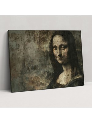 Painted Anarchy Leonardo Da Vinci Kanvas Tablo - Leonardo Da Vinci, Kanvas Tablo, Kanvas Tablo, Duvar Sanatı, 50X30 cm