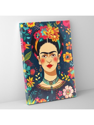 Painted Anarchy Frida Kahlo Tarzı Kanvas Tablo - Frida Kahlo, Kanvas Tablo, Frida Kahlo Tarzı, Duvar Dekorasyonu, 30X50