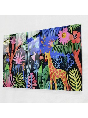 Painted Anarchy Henri Matisse Cam Duvar Tablosu: Orman Hayvanları Cam Tablo - Henri Matisse, Cam Baskı, Orman Sahnesi, Cam Duvar Tablosu, 45X30