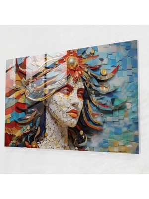 Painted Anarchy Efsanevi Mozaik Cam Baskı - Mitoloji, Mozaik, Cam Sanatı, Mitoloji, 45X30