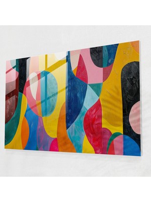 Painted Anarchy Henri Matisse Cam Baskı Soyut Sanat - Henri Matisse, Ev Dekorasyonu, Cam Baskı, Cam Duvar Sanatı, 45X30 cm