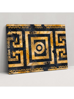 Painted Anarchy Neoklasizm Yunan Motifleri Kanvas Tablo - Neoklasizm, Kanvas Tablo, Kanvas Tablo, Neoklasizm, 50X30