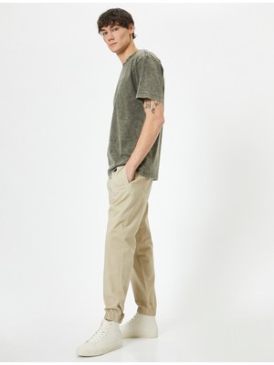 Koton Jogger Pantolon Slim Fit Beli Bağcıklı Cep Detaylı