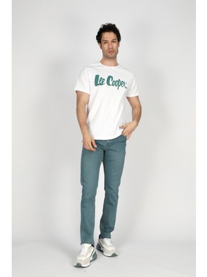 Lee Cooper Marco Normal Bel Dar Kesim Düz Paça Mavi Erkek Jean Pantolon