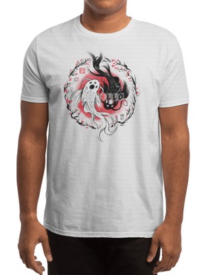 Fizello Koi Fish Yin Yang Spor T-Shirt