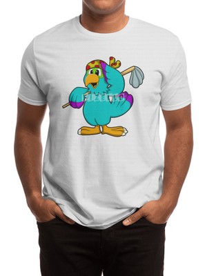 Fizello Parrot As Cleaner With Mop Spor T-Shirt