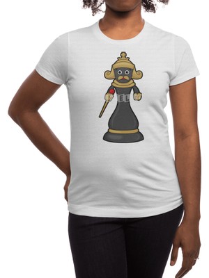 Fizello Chess Piece King At Chess With Staff Spor T-Shirt