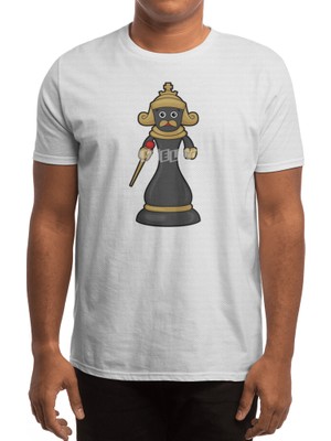 Fizello Chess Piece King At Chess With Staff Spor T-Shirt