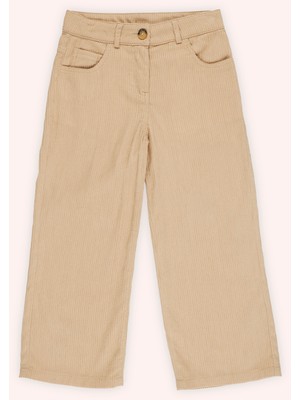 Panço Kız Çocuk Düğmeli Pantolon