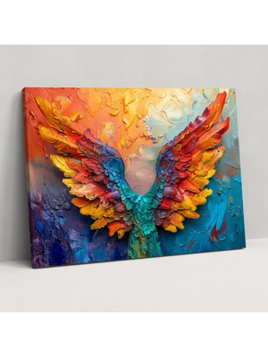 Michelangelo Melek Kanatları Kanvas Tablo - Michelangelo, Duvar Sanatı, Kanvas Tablo, Kanvas Tablo, 50X30