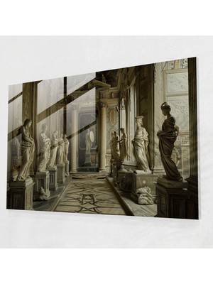 Neoklasikçilik Modern Sanat Cam Duvar Tablosu - Neoklasikçim, Ev Dekorasyonu, Cam Baskı, Neoklasikçim, 45X30