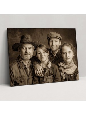 Rembrandt Aile Portresi Duvar Süslemesi - Rembrandt, Kanvas Tablo, Rembrandt, Ev Dekorasyonu, 50X30