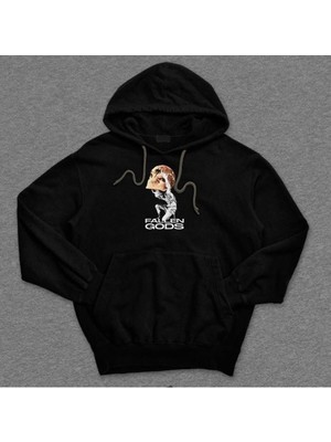 BUMETA Fallen Gods Skull Kuru Kafa Tarih Sweatshirt  Kapüşonlu Hoodie