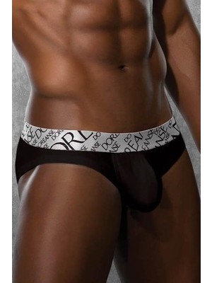 Erkek Modal Siyah Torbalı Mini Paça Boxer Slip C8T8N7O1