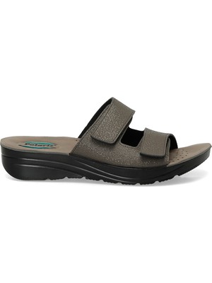 Polaris 607005.Z4PR Antrasit Kadın Ev Terliği