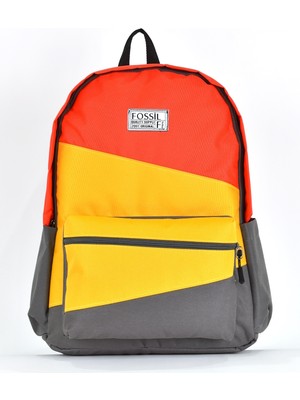 Fossil Unisex Çok Gözlü Günlük Seyahat Okul Sırt Çantası 9507