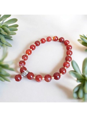 Mga Doğaltaş Kırmızı Akik Bileklik Dorika Bileklik Erkek Bileklik Kadın Bileklik Doğal Taş Bileklik