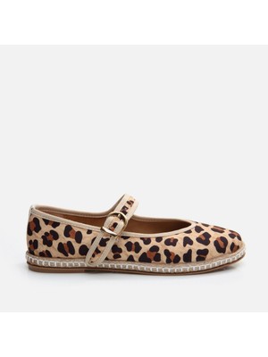 Leopar Desenli  Kadın Espadril