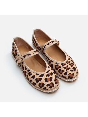 Leopar Desenli  Kadın Espadril