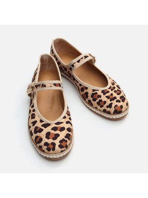 Leopar Desenli  Kadın Espadril