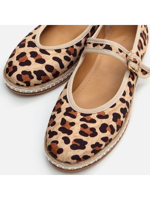 Leopar Desenli  Kadın Espadril