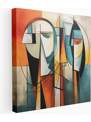 Painted Anarchy Harmonik Kontrastlar Kanvas Tablo, 70X70 cm