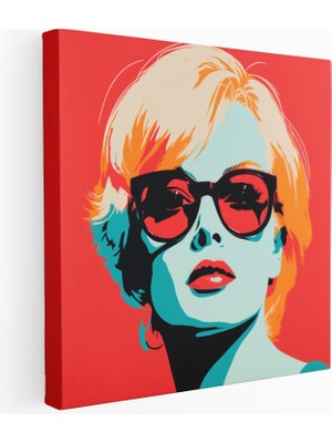 Painted Anarchy Pop Art Sensation Portre Kanvas Tablo, 30X30 cm