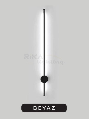 Rika Lighting Alüminyum Modern Dekoratif LED Duvar Aplik Beyaz Işık 70CM Beyaz Modern