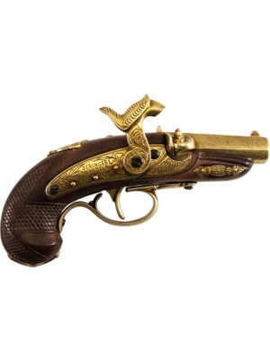 Denix Percussion Philadelphia Deringer Müze Kalitesinde Koleksiyonluk Antik Pistol