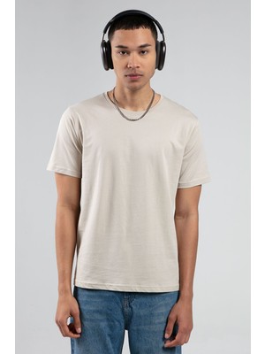 Manche Taş Erkek Basic Tshirt| MES216959-01