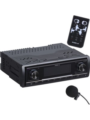 For-x XQ-7452DSP Oto Teyp 4X100 4 Kanal Amfi Çıkış 4V Bluetooth 100 Watt Çoklu Medya Desteği