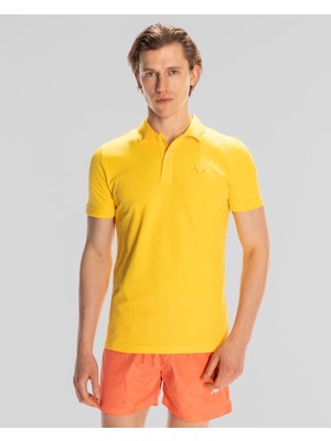 Kappa Authentic Ferior Erkek Sarı Regular Fit Polo Tişört