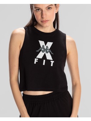 Kappa Kombat Wkt Exina Xfit Kadın Siyah Regular Fit Atlet