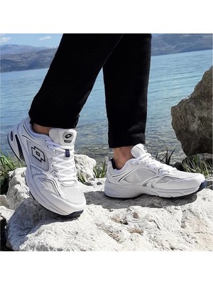 Lotto Athens Unisex Beyaz Lacivert Sneaker Günlük Spor Ayakkabı V4