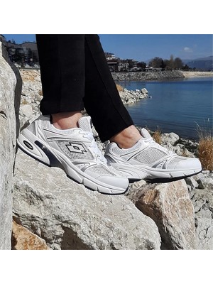 Lotto Athens Unisex Beyaz Lacivert Sneaker Günlük Spor Ayakkabı V4