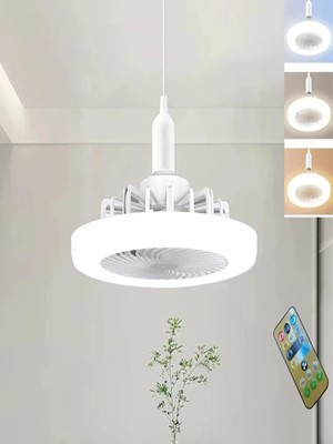 Cata CT-1153 Fanlı 42W 3 Renk Dim Edilebilir Kumandalı Poyraz LED Ampul E27 Duy